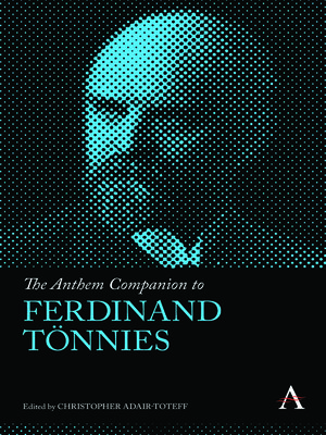 cover image of The Anthem Companion to Ferdinand Tönnies